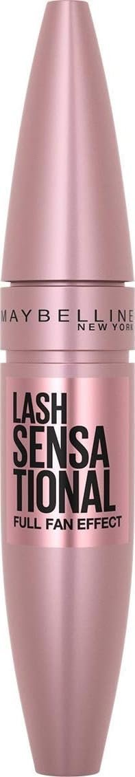 Maybelline Mascara, Lash Sensational Volumizing & Thickening, Eyelash Lengthening, Flake Free Formula, Layer Reveal