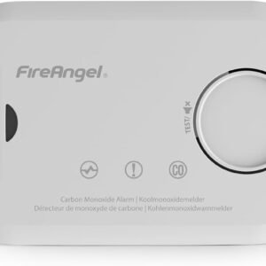 FireAngel FA6813 Portable Carbon Monoxide Detector/Alarm, 10 Year CO Alarm | 1-Pack, Battery Powered Carbon Monoxid