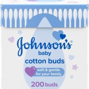 51CHxAThvoL._AC_SL1200_.jpg Johnson's Baby Cotton Buds, Pack of 200, Soft & Gentle for Delicate Skin