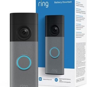 Ring Battery Video Doorbell (newest gen), Wireless Doorbell Camera, 2K HD, Two-Way Talk, Easy Installation