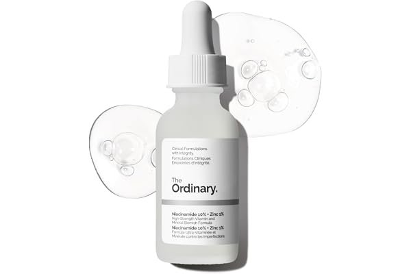 51YeRfHVWL._AC_UL600_SR600400_.jpg The Ordinary Niacinamide 10% + Zinc 1%, Brightening & Smoothing Serum for Blemish-Prone Skin, 30ml