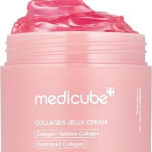 medicube Jelly Cream with Collagen & Niacinamide, 1.69 fl.oz | Freeze-Dried Hydrolyzed Collagen for Skin Barrier Hy