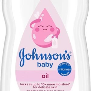Johnson's Baby Oil 500 ml (Pack of 1) CLINICALLY PROVEN MILDNESS® | Locks in Skins Natural Moisture and Protects fr