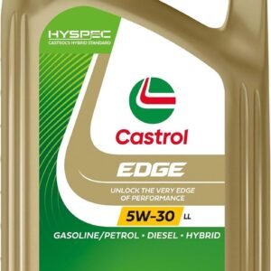 71GOHY6TnVL._AC_SL1200_.jpg Castrol EDGE 5W-30 LL Advanced Full Synthetic Engine Oil, 5L