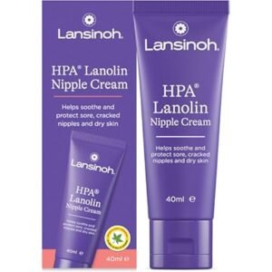 Lansinoh HPA Lanolin Nipple Cream - 40ml - Breastfeeding Essentails | Sore Nipples Cracked Skin Breast Feeding Tast