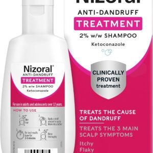 71qKCWaWJGL._AC_SL1200_.jpg Nizoral Anti-Dandruff Treatment Shampoo with Ketoconazole, 1 x 60ml