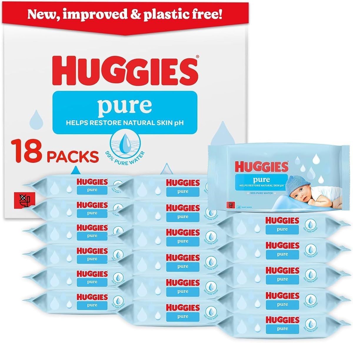 Wipes 18-pack