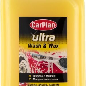 CarPlan POL102 Car Wash Shampoo and Wax Protective Layer 5L Ph Neutral 5 Litre Detailing Cleaner Care Vehicle Clean